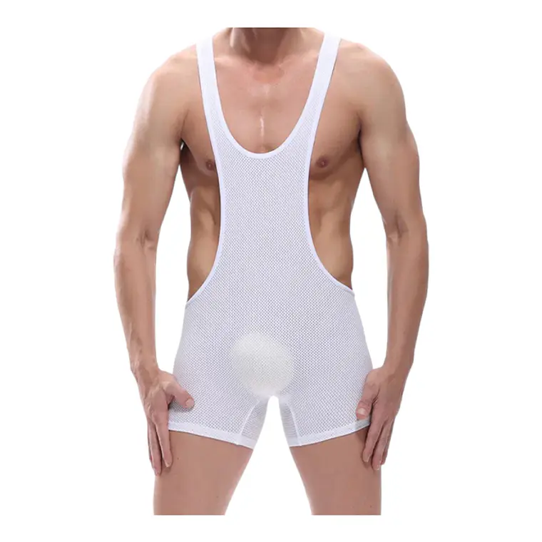 Boxer Blanco Con Tirantes Talla M 1