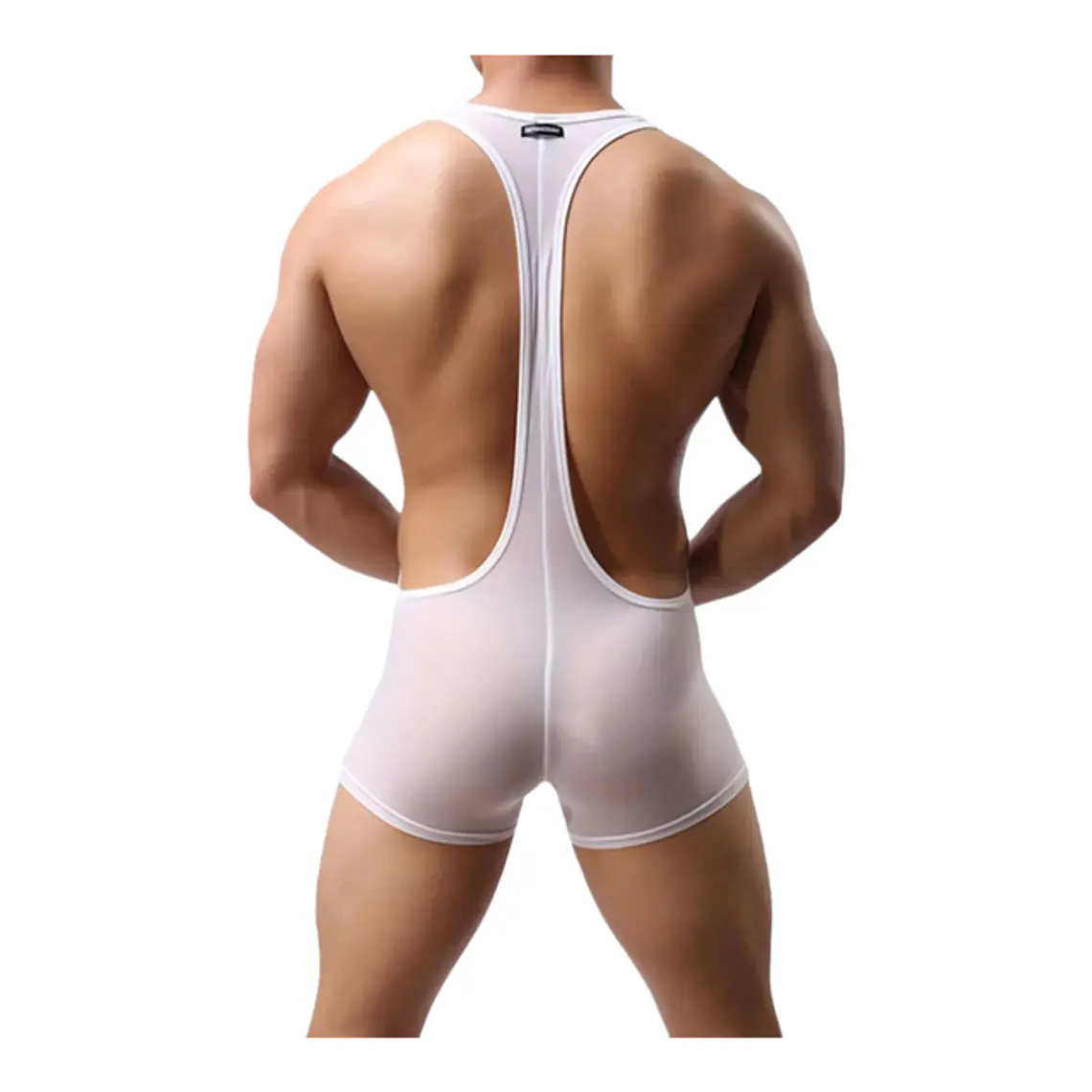 Boxer Blanco Con Tirantes Talla M 2