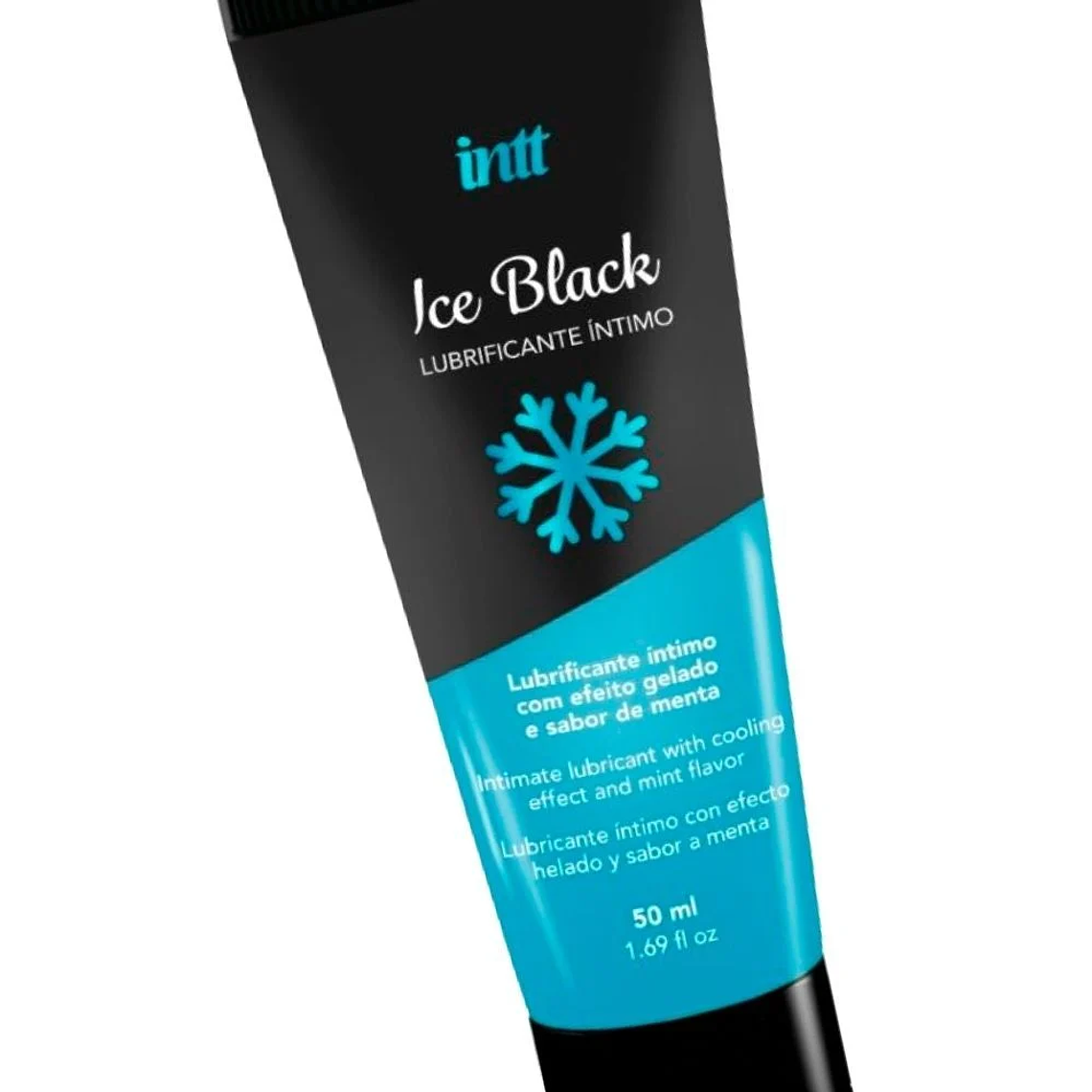 Lubricante Íntimo  INTT Ice Black a Base de Agua Sabor Menta Extrafuerte – 50 ml 2