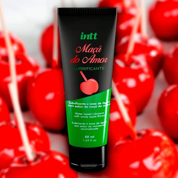Lubricante Íntimo INTT a Base de Agua. Sabor Manzana Confitada -- 50 ml. 3
