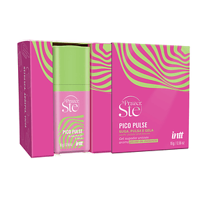 Gel Pico Pulse con Efecto Succión, Vibración  16g INTT   Sabor Sandía 