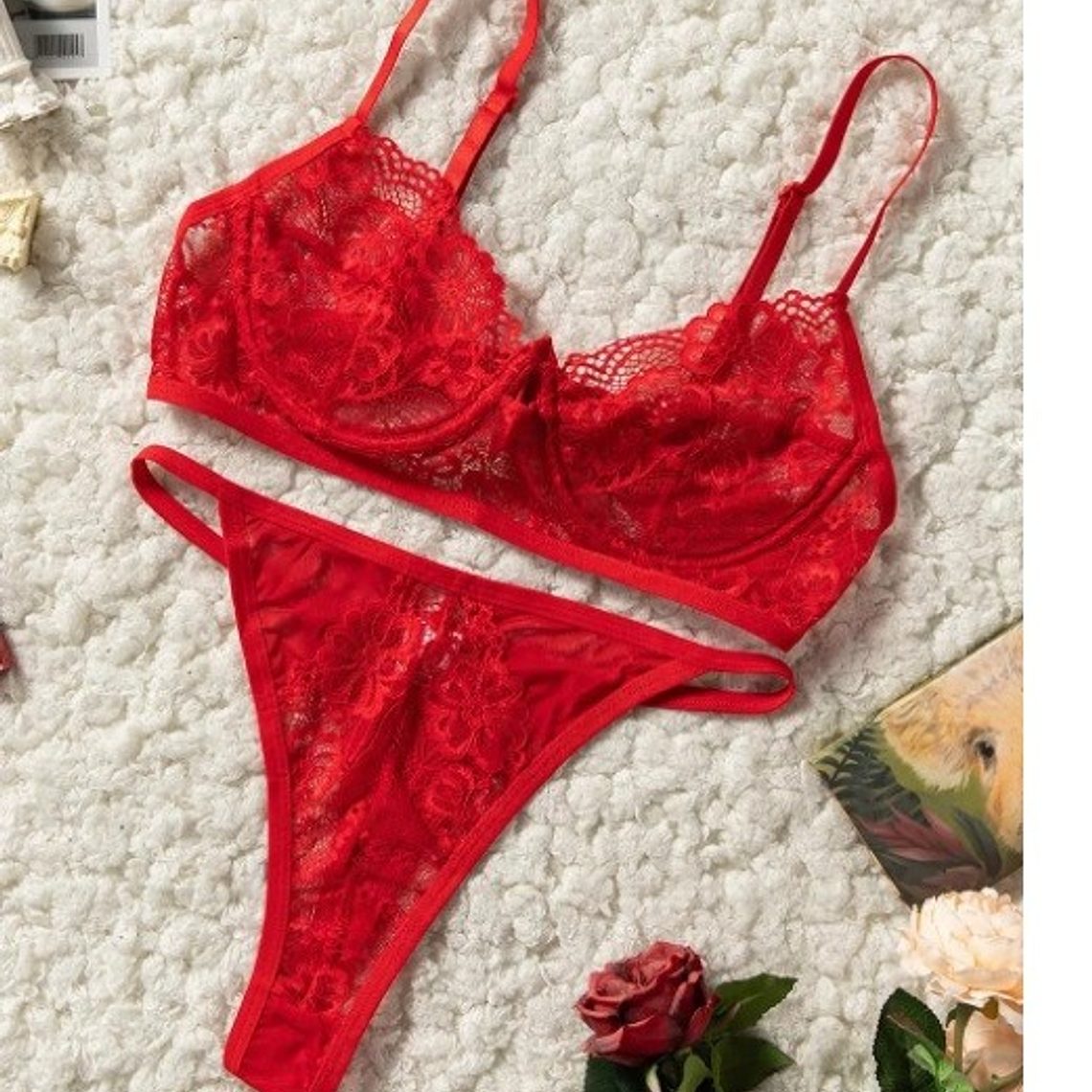Conjunto Blossom Red L 3