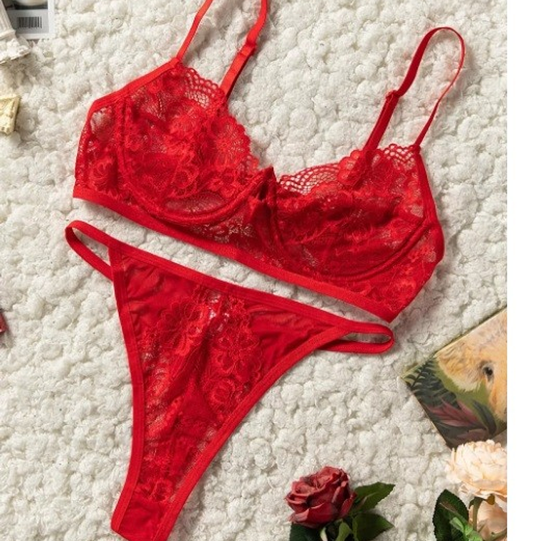 Conjunto Blossom Red L 3
