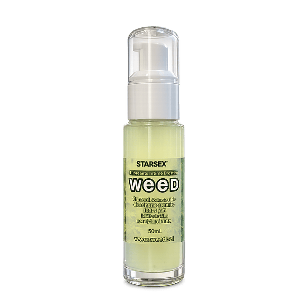 Lubricante Íntimo Weed Starsex con Aceite de Cáñamo 50 ml