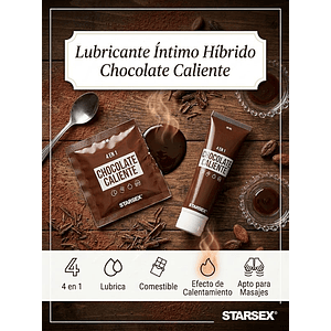 Lubricante Íntimo Híbrido Chocolate  Caliente  30 ml