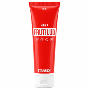 Lubricante Íntimo Híbrido Starsex Fruti Lub Frutilla con Efecto Calor 30 ml