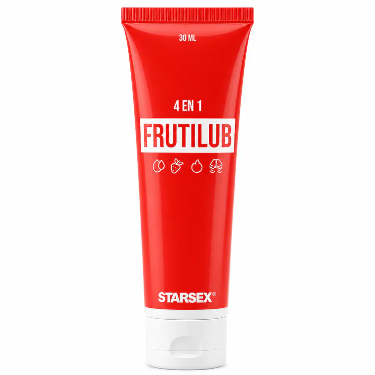 Lubricante Íntimo Híbrido Starsex Fruti Lub Frutilla con Efecto Calor 30 ml 1