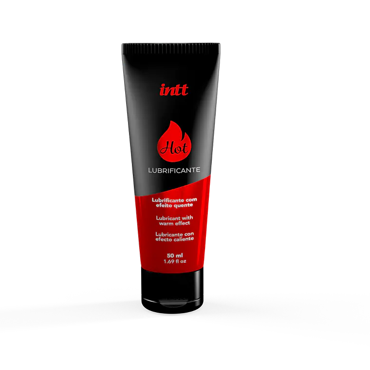 Lubricante INTT Hot frutilla  Caliente Base Agua 50 ml 4