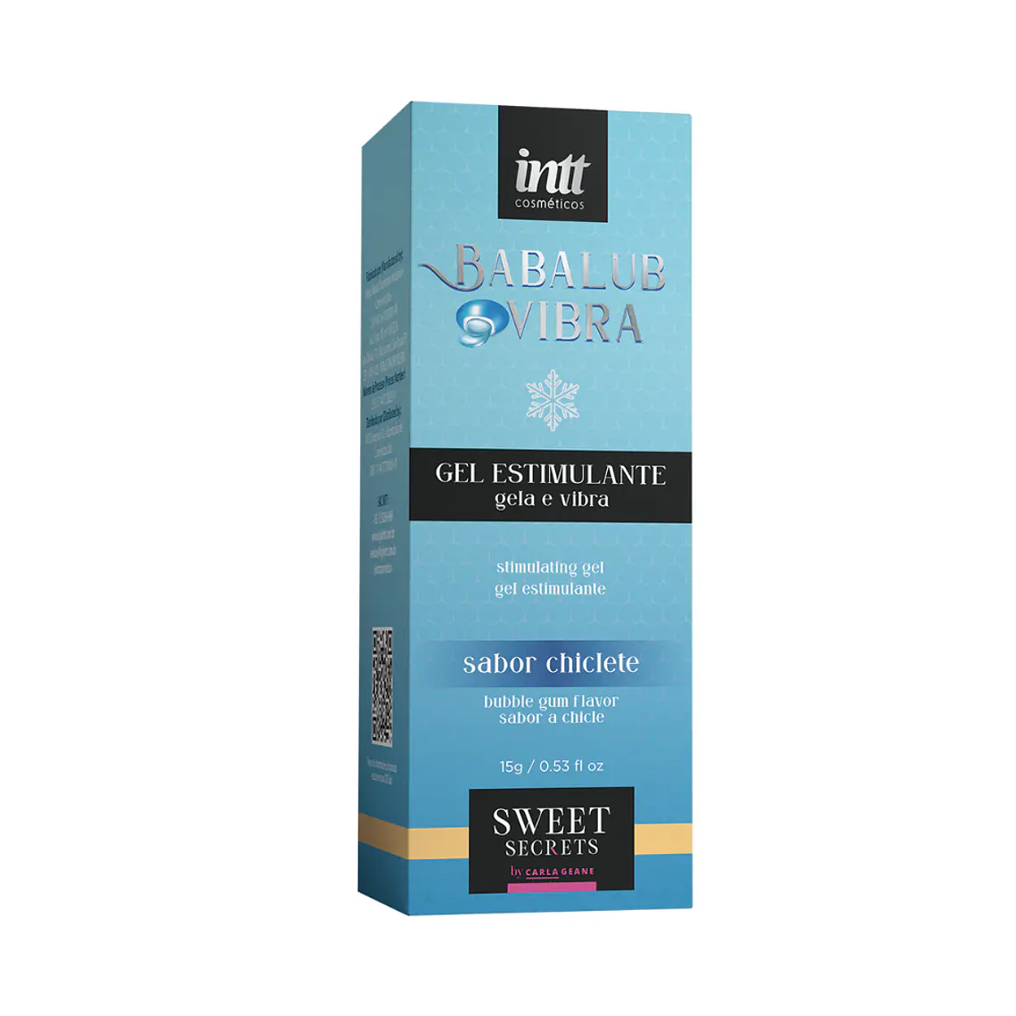 Gel Estimulante Babalub Vibra efecto frío sabor chicle 15 ml 3