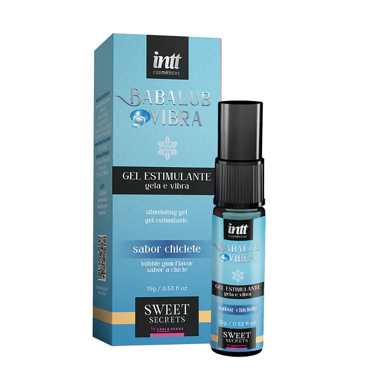 Gel Estimulante Babalub Vibra efecto frío sabor chicle 15 ml 1