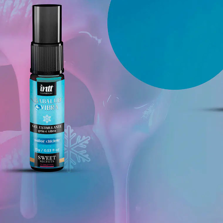 Gel Estimulante Babalub Vibra efecto frío sabor chicle 15 ml 4