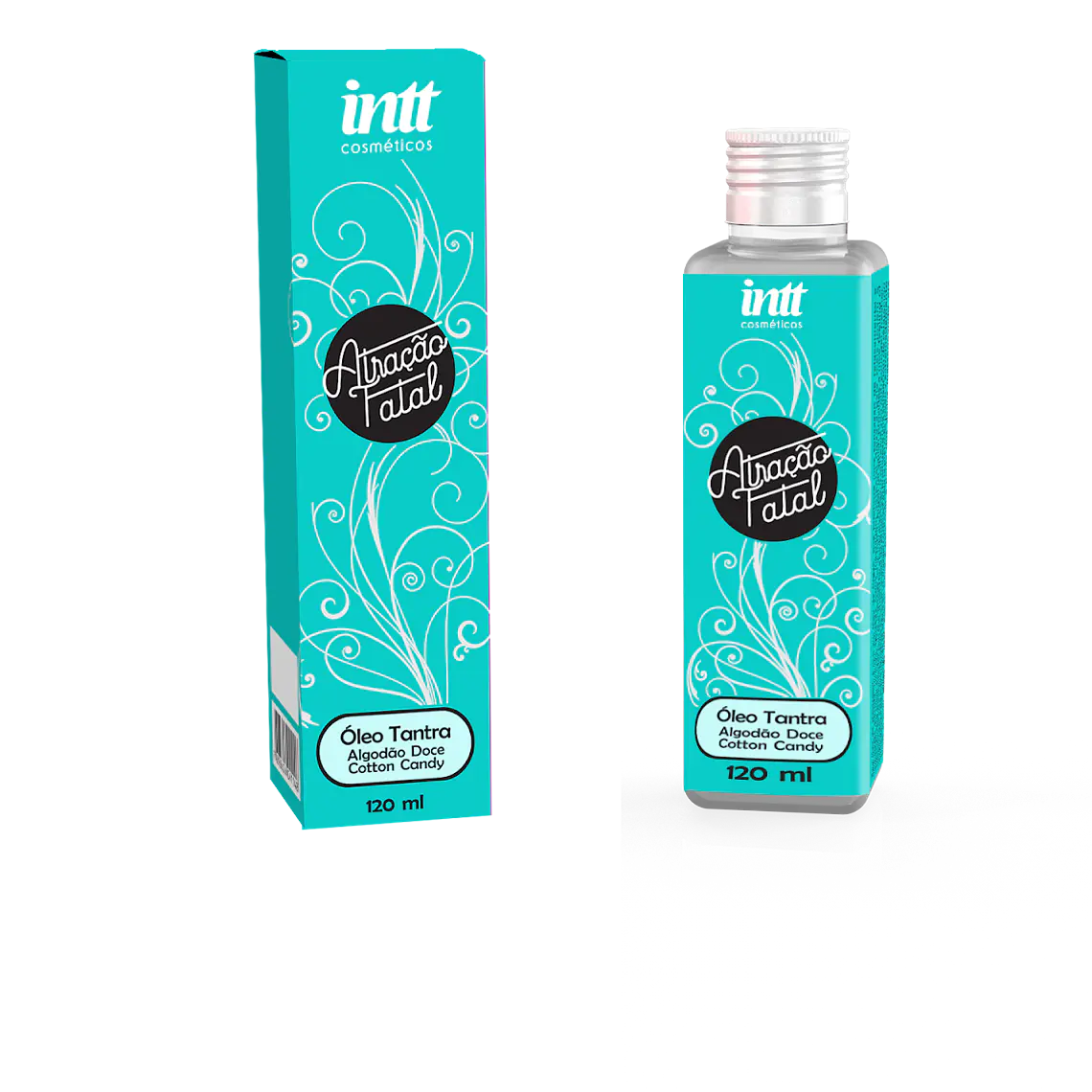 Aceite Tántrico Atracción Fatal Algodón de Azúcar INTT 120 ml 1
