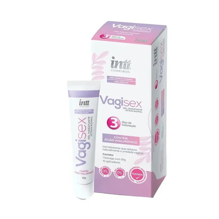Vagisex Hidratante Vaginal con Ácido Hialurónico INTT 30 g + 10 Aplicadores 1