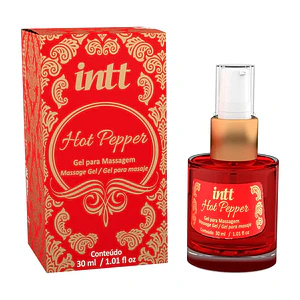 Gel Estimulante Unisex Efecto HOT PEPPER  30 ml- INTT 