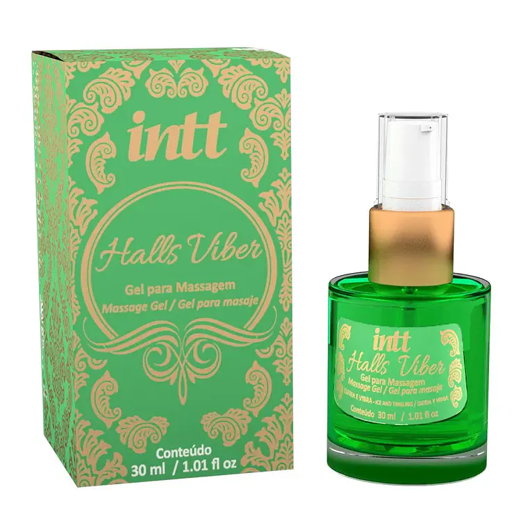 Halls Viber Gel Estimulante Unisex Efecto Frío y Vibración INTT 30 ml 2