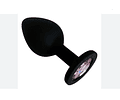 Plug Anal Diamante Siliconado Talla S