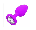 Plug Anal Diamante Siliconado Talla S