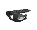 Blackney Anillo Vibrador para Doble Penetración - Negro