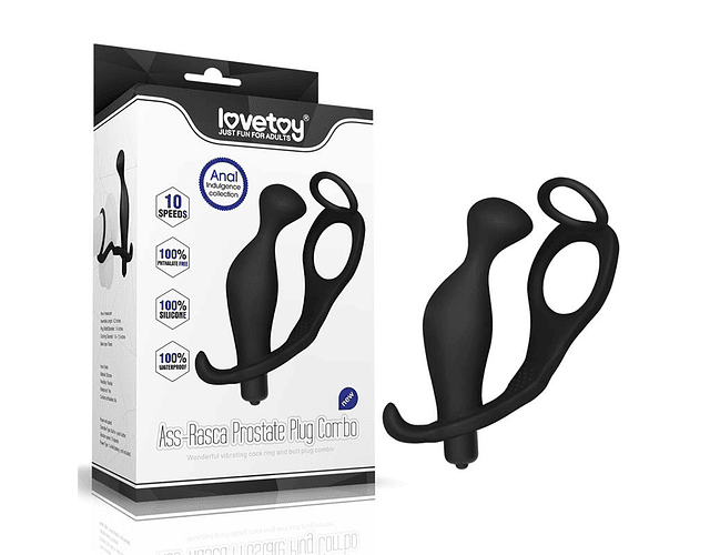 Vibrador Consolador Anillo De Castidad Anal Hombre +18 Plug Lovetoy