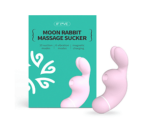 Vibrador y succionador Moon Rabbit iflove Carga Usb