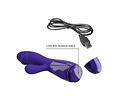 Snappy Vibrador con Estimulador de Clitoris Carga Usb