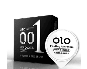 Preservativos de látex Ultrafinos Doble lubricación 3 uds OLO