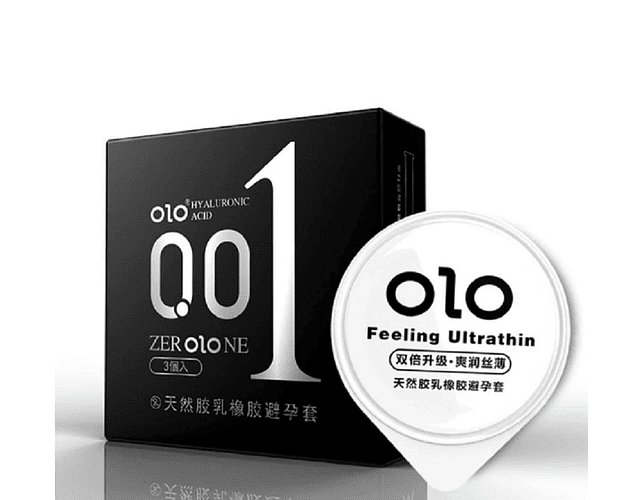 Preservativos de látex Ultrafinos Doble lubricación 3 uds OLO