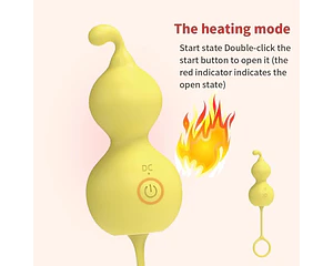 Bolas Chinas Vibrador con Calor 42 °C | Porongo con Termo Acción Sensación Realista