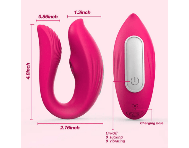 Vibrador y succionador a control APP
