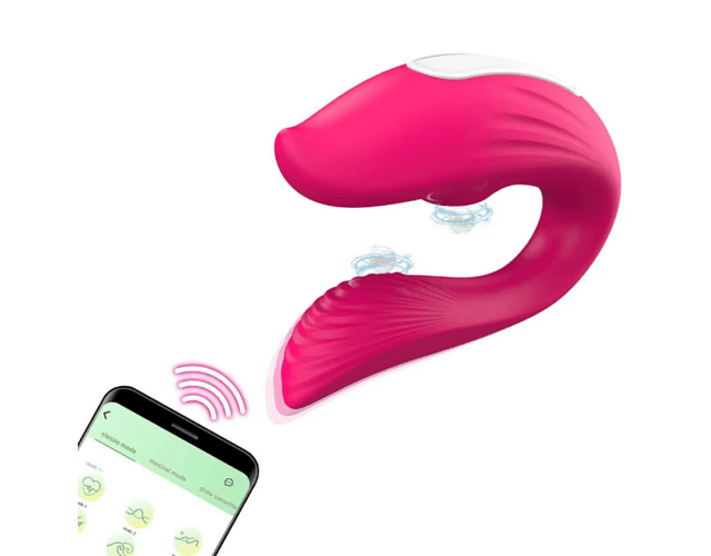 Vibrador y succionador a control APP