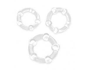 Anillos erectores con perlas