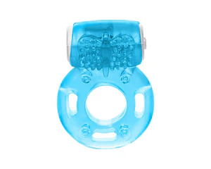 Anillo Vibrador Azul 1 Velocidad Reutilizable 