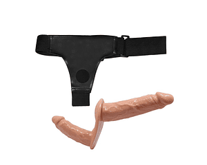 Arnés Doble Penetración con Dildos Realistas – Placer Compartido al Máximo