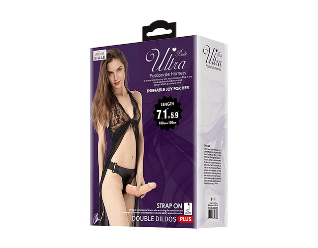 Passionate Harness Arnés con Dildo Doble