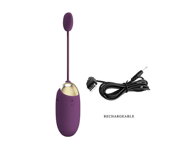 Abner Huevo Vibrador con APP - Morado