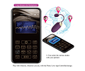 Abner Huevo Vibrador con APP - Morado