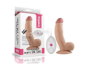 Dildo vibrador a control The Ultra Soft Dude 21cm LOVETOY