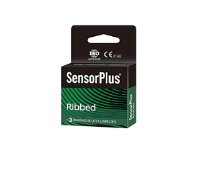 Preservativos Sensor Plus Ribbed