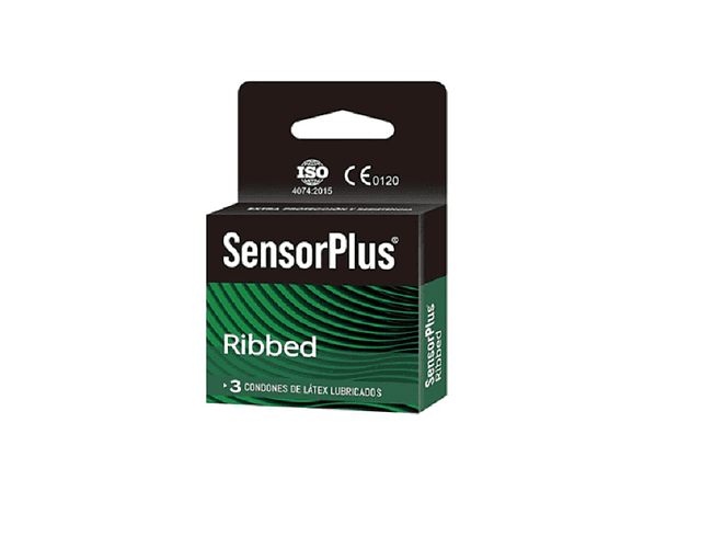 Preservativos Sensor Plus Ribbed