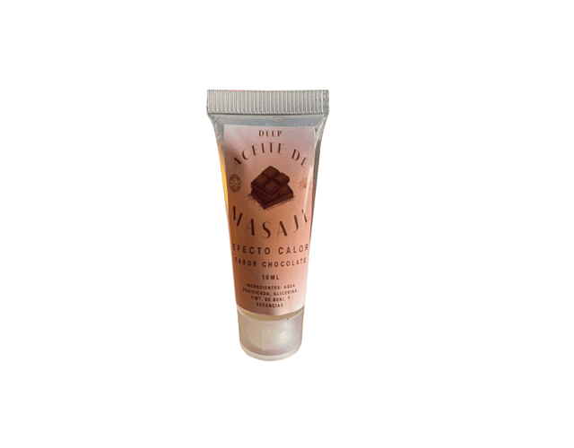 Aceite de Masaje con Efecto de Calor sabor Chocolate 10ml 