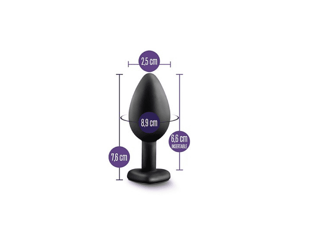 Bling Plugs Anal - Joya Blanca Talla M