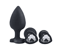 Bling Plugs Anal Joya Corazon Talla S