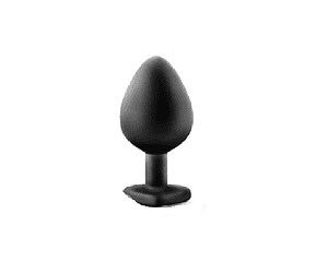 Bling Plugs Anal Cristal Corazon - Joya Blanca Talla L