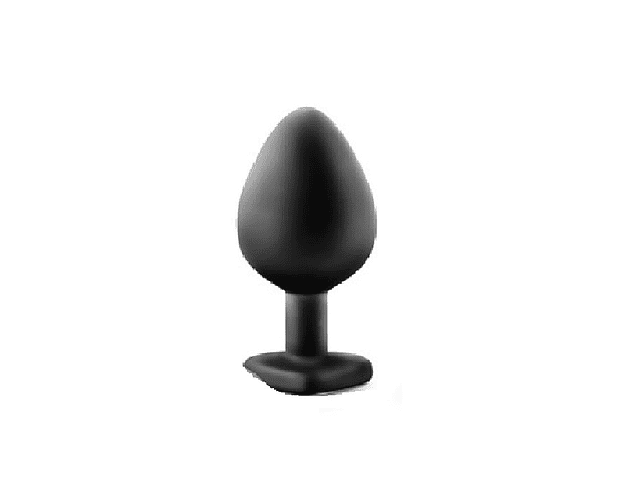 Bling Plugs Anal Cristal Corazon - Joya Blanca Talla L