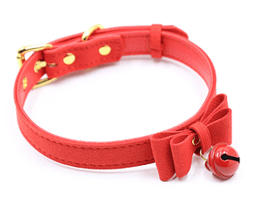 Collar Gatit@ Sensual con cascabel 