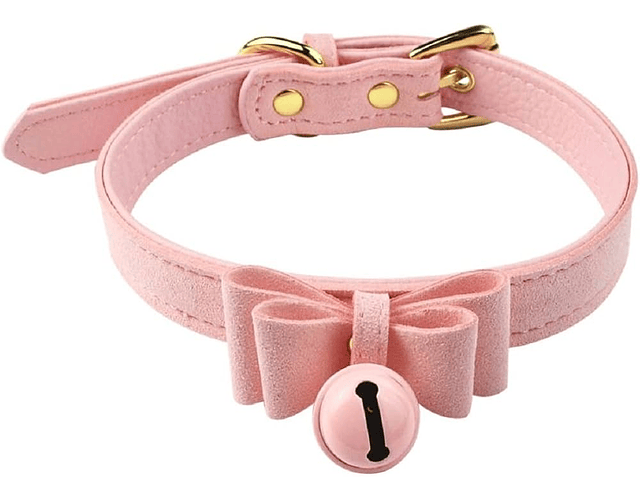 Collar Gatit@ Sensual con cascabel 