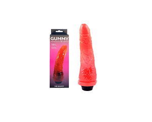 Vibrador Jelly Bananin Rojo- Caiman