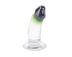 Dildo Silicona  Cristal Green