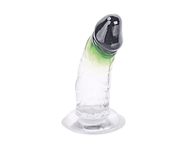 Dildo Silicona  Cristal Green