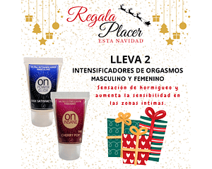 LLeva 2 Intensificadores de Orgasmos Masculino Y Femenino